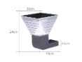 SOLAR BIG SQUARE WALL LIGHT