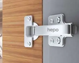 HEPO - CLIP ON HINGE WITH INTERGRATED SOFT CLOSING 0 CRANK WITH DAMPER (FULL OVERLAY)