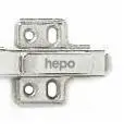 HEPO - CLIP ON HINGE 4 HOLES MOUNTING PLATE