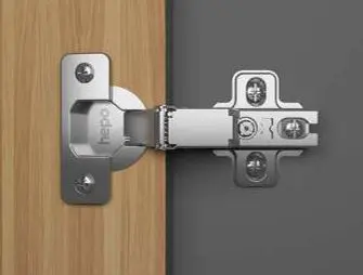 HEPO - SIDE ON HIINGE WITH INTERGRATED SOFT CLOSE 16 CRANK (INSET)