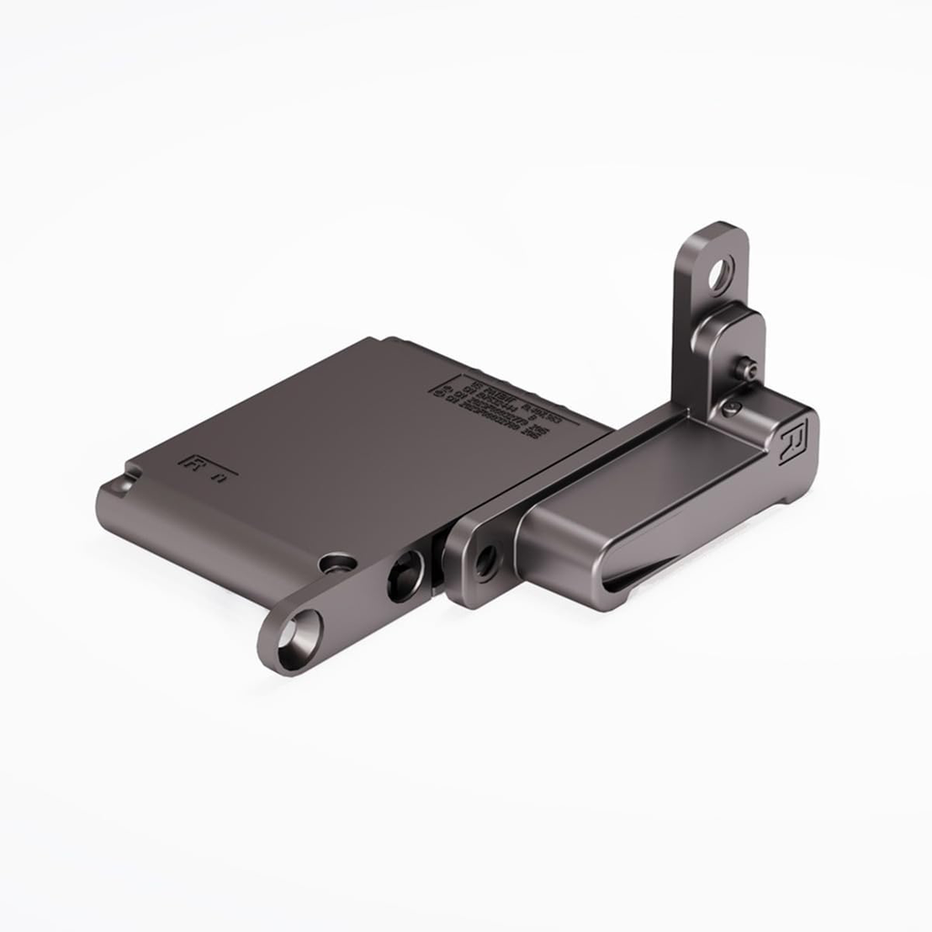 DANCO ZAMAK AIR SERIES CONCEALED 105 DEGREE OPEN HINGE - RIGHT - TITANIUM FINISH