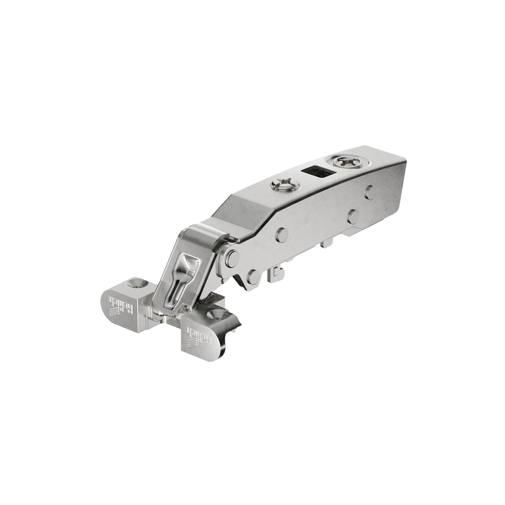HETTICH - SENSYS ALUMINIUM FRAME HINGE WITH INTEGRATED SILENT SYSTEM (SENSYS 8638I), NICKEL PLATED, OVERLAY, OPENING ANGLE 95°, FOR SCREWING ON (-)