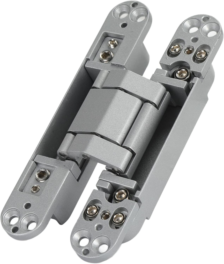 HETTICH HBC-HBC-34-1845/246Z-3D: 3D- ADJUSTABLE CONCEALED HINGE  120KG SILVER FINISH (2 PAIRS)