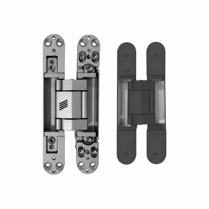HETTICH HBC-28-1640/177Z-3D: 3D- ADJUSTABLE CONCEALED HINGE  120KG BLACK COLOR (2 PAIRS)