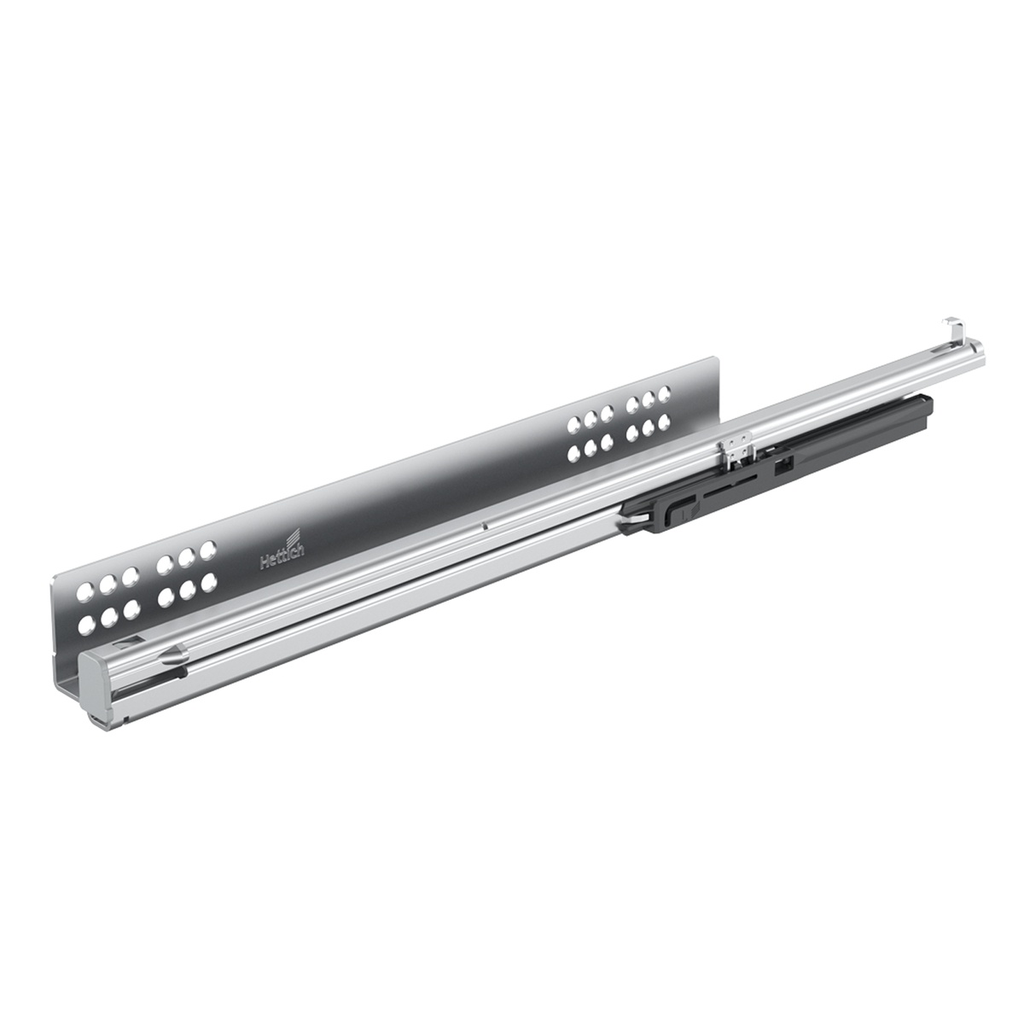 HETTICH - QUADRO V6 FULL EXTENSION RUNNER SYSTEM WITH SILENT SYSTEM 30KG UNDER-MOUNT - 45CM LEFT