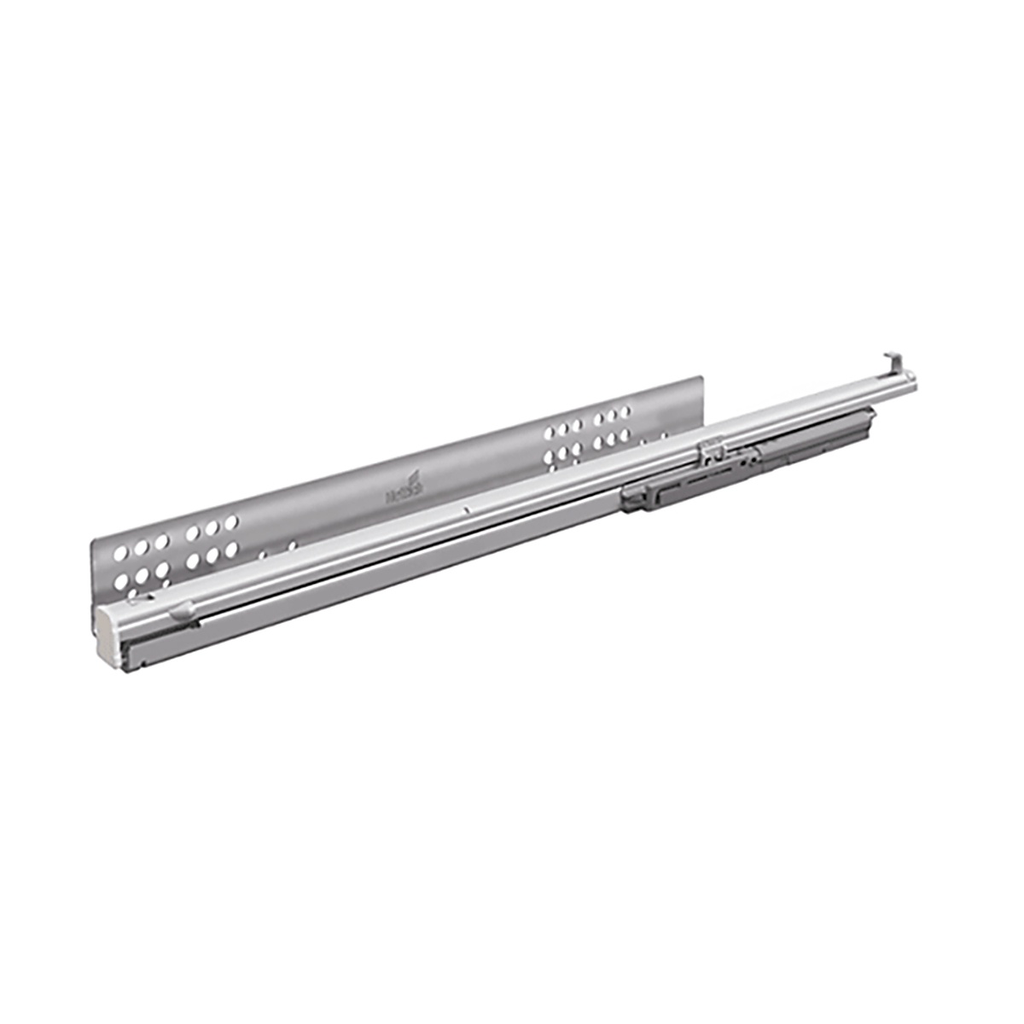 HETTICH - QUADRO V6 FULL EXTENSION RUNNER SYSTEM WITH PUSH TO OPEN 30KG UNDER-MOUNT - 40CM LEFT