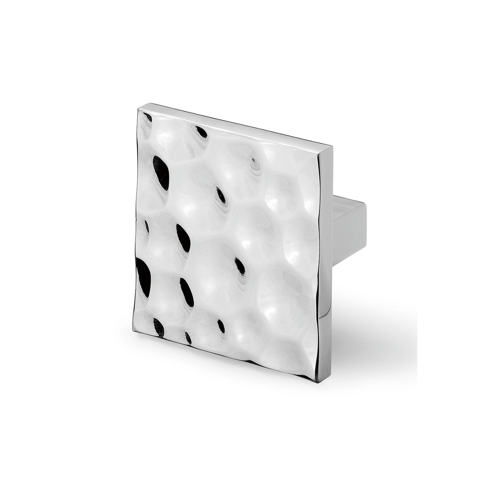 HETTICH HANDLE LONDA, DRILL HOLE SPACING 32 MM, L 50 MM, W 50 MM, H 28 MM, GLOSS CHROME PLATED