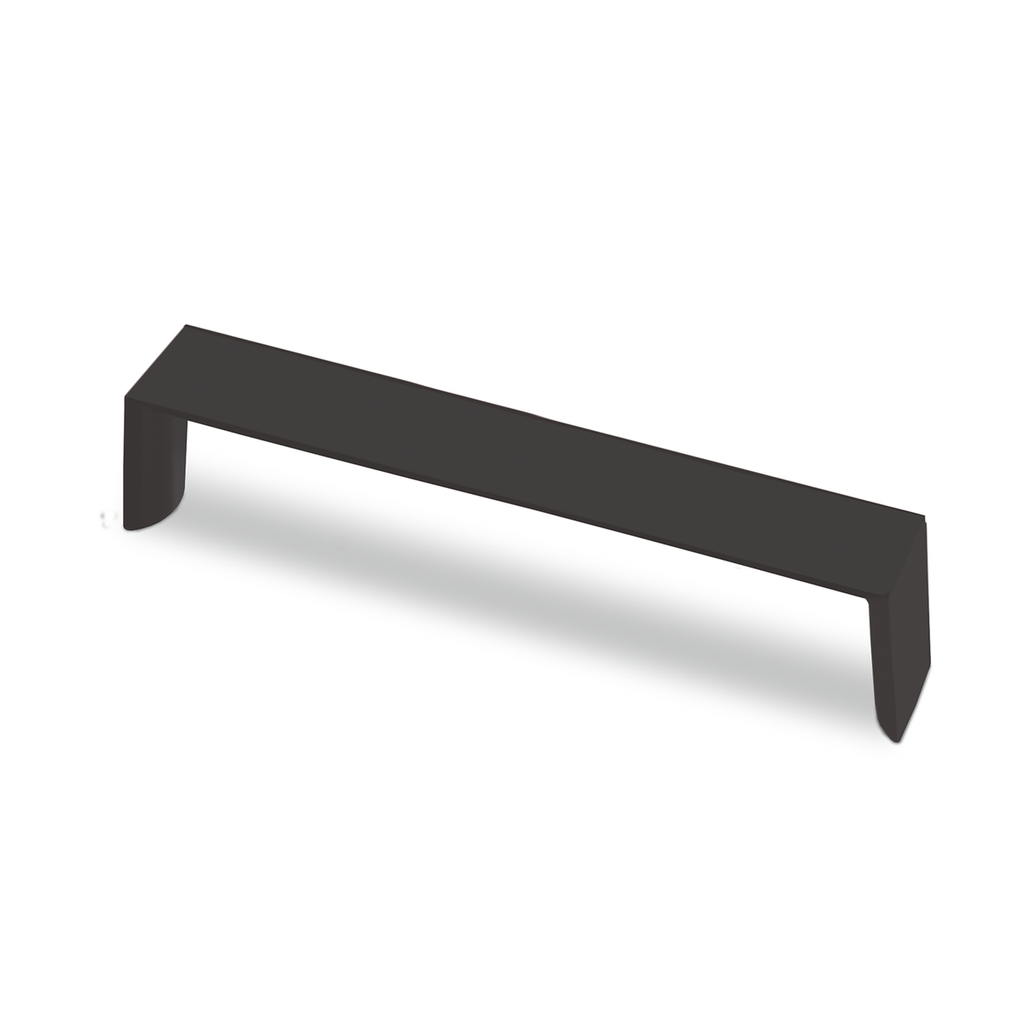 HETTICH - HANDLE NURSIA, DRILL HOLE SPACING 160 MM, L 168 MM, W 24 MM, H 30 MM, MATT BLACK