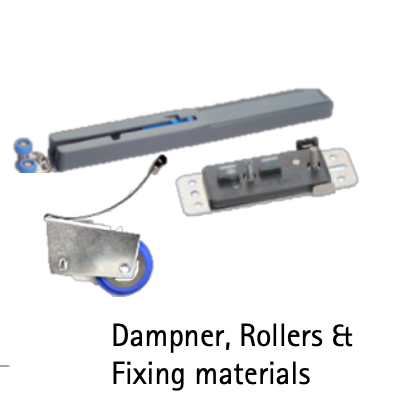 HETTICH - GRANT 400 SOFT CLOSING 2 DAMPER 30KG